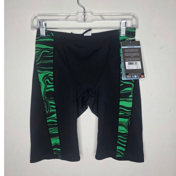 NWT Dolfin Jammer swim shorts black green lava - 34 - Picture 1 of 5
